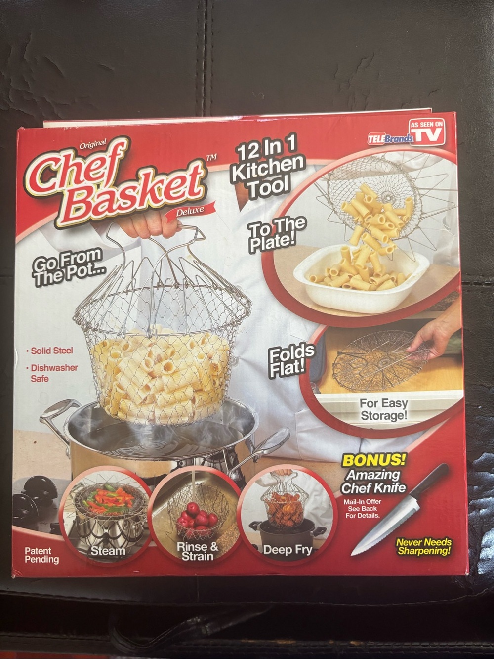 Chef Basket 12-in-1 Kitchen Tool - Red